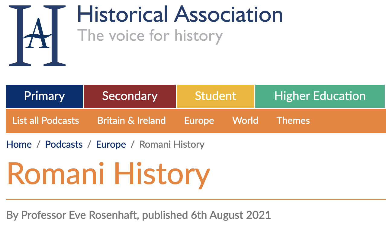 Eve Rosenhaft’s new podcast for UK Historical Association